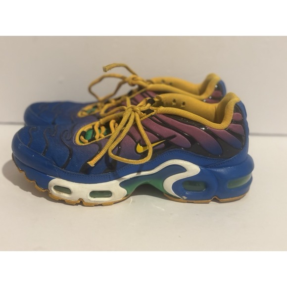 Nike Other - Nike Air Max Plus Gumball Size 4.5Y‎ Blue Yellow Boys Athletic Sneakers
